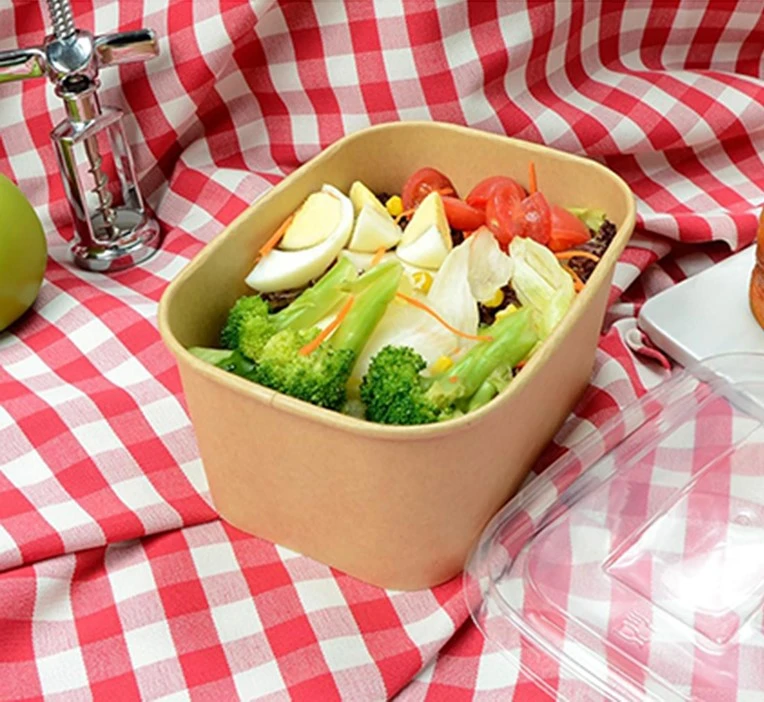 takeaway kraft salad bowl with lid takeaway kraft salad bowl with lid